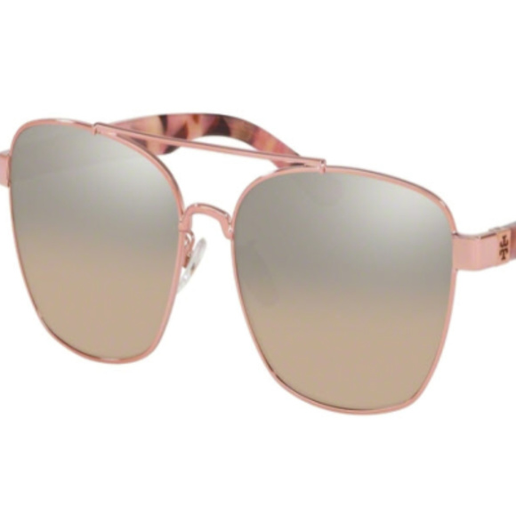 tory burch rose gold sunglasses